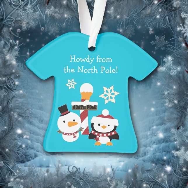 Ornamento Pinguim Snowman North Poli Kids Natal (Criador carregado)