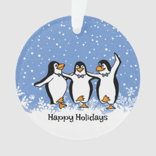 Ornamento Pinguins-dançantes - Design acrílica