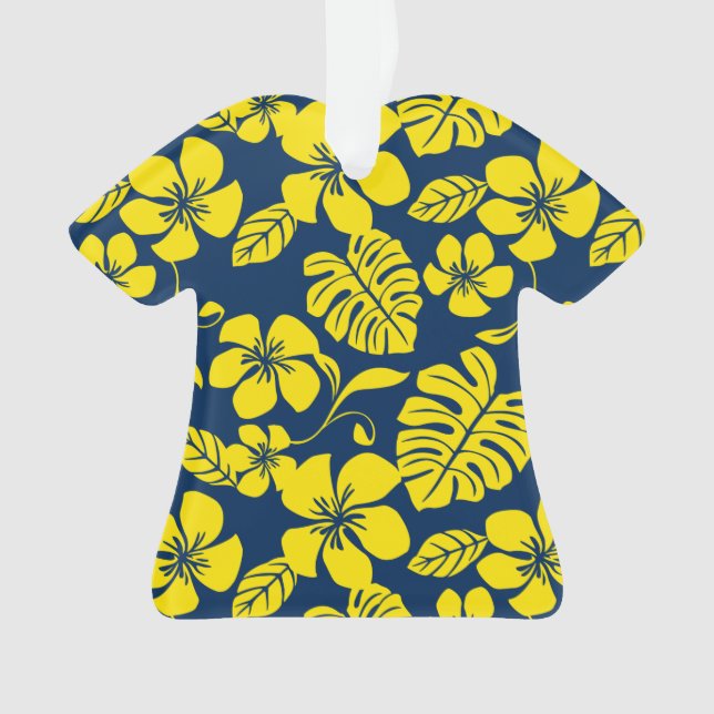 ORNAMENTO PINK BIKINI (AZUL ESCURO/AMARELO) (Frente)