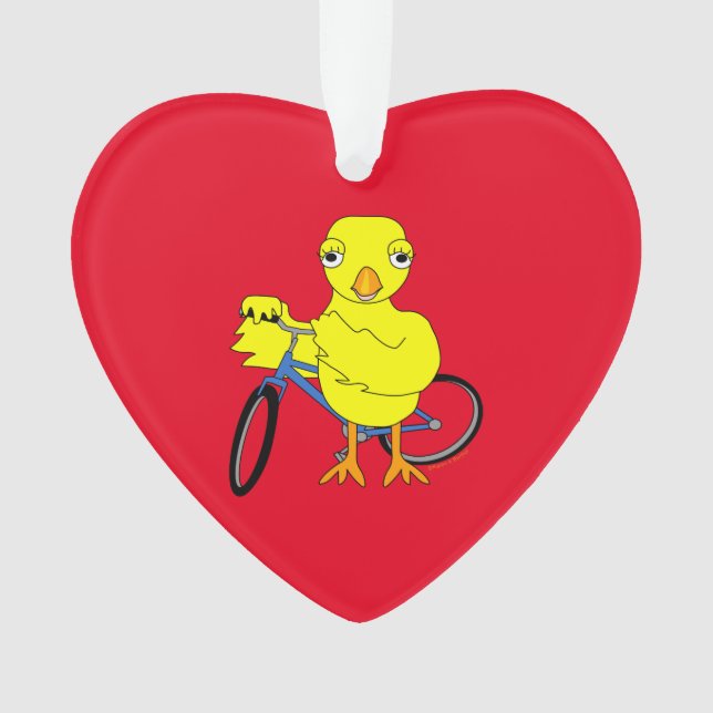 Ornamento Pintinho Biker (Frente)