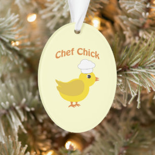 Ornamento Pintinho Chef