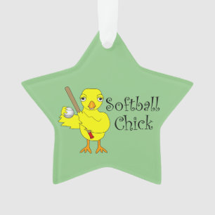 Ornamento Pintinho de Softball