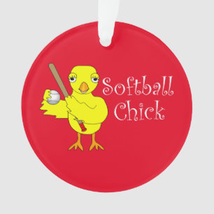 Ornamento Pintinho de Softball