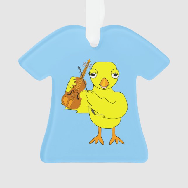 Ornamento Pintinho de Violino (Frente)
