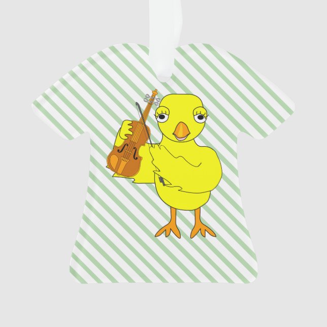 Ornamento Pintinho de Violino (Frente)