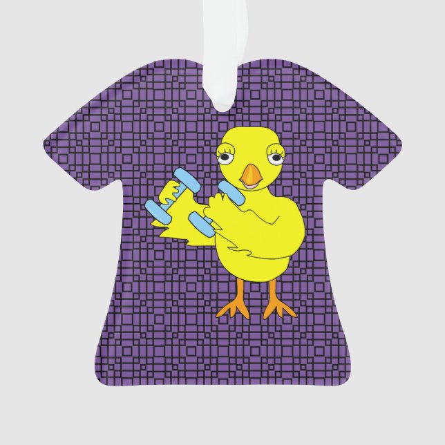 Ornamento Pintinho Gym (Frente)