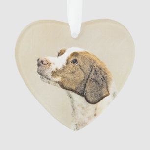 Ornamento Pintura Brittany - Arte Cachorra Original