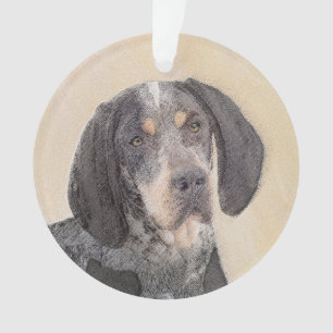 Ornamento Pintura de Conhound Bluetick - Ar Cachorro Origina