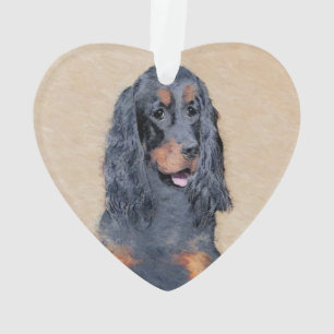 Ornamento Pintura de Gordon Setter - Arte de Cachorro Origin