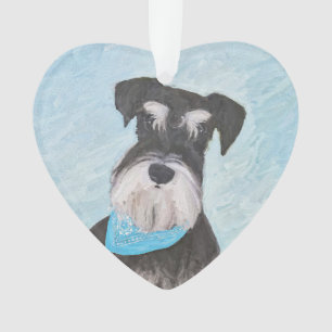 Ornamento Pintura de Schnauzer (Miniatura) - Cachorro Origin