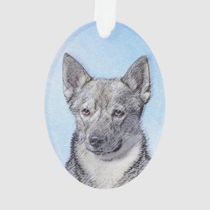 Ornamento Pintura em Vallhund, na Suécia - Arte Cão Origin