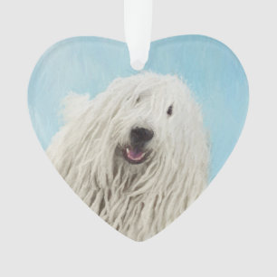 Ornamento Pintura Komondor - Arte Cachorra Original