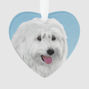 Ornamento Pintura Polonesa de Sheepdog - Arte Canina