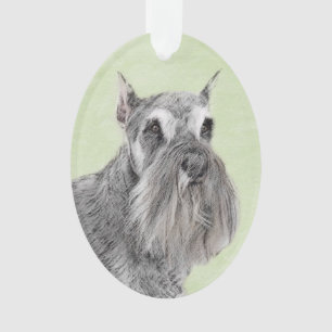 Ornamento Pintura Schnauzer (Giant, Standard) - Arte Canina