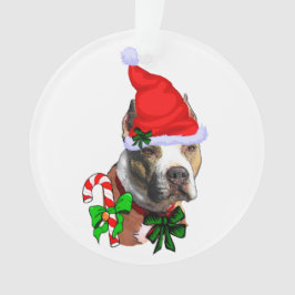 Ornamento Pit Bull Terrier Natal Americano