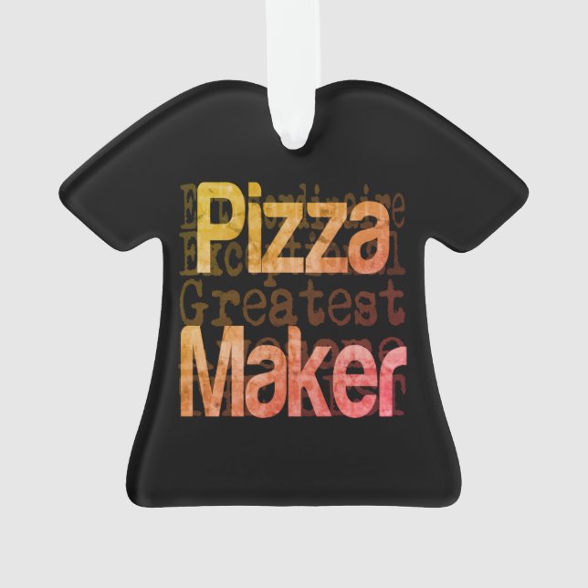 Ornamento Pizza Maker Extraordinaire (Verso)