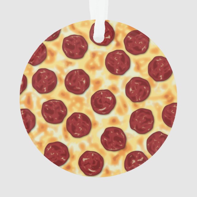 Ornamento Pizza Pepperoni (Verso)