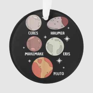 Ornamento Planeta Anão Solar Do Sistema Solar Exterior Para