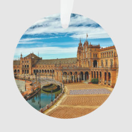 Ornamento Plaza de Espana, Sevilha. Espanha
