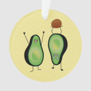 Ornamento Poço engraçado do verde do handstand dos aplausos