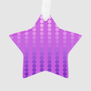 Ornamento Pontos satíricos - violeta e orquídea