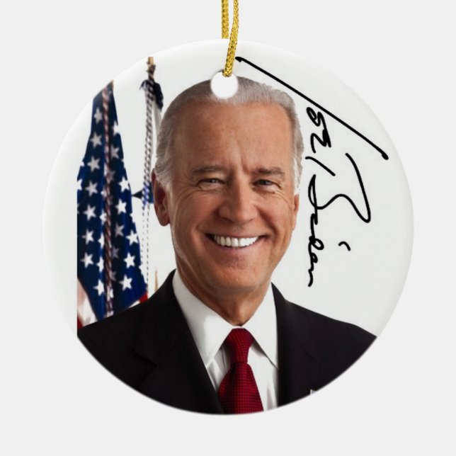 Ornamento por Assinatura Joe Biden (Frente)
