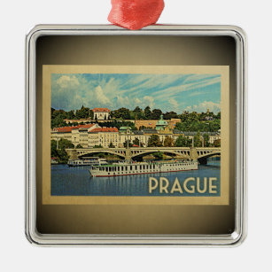 Ornamento por Viagens vintage na República Checa d