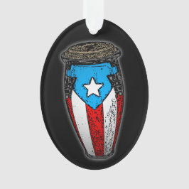 Ornamento Porto-Rico Flag Conga Drum T-Shirt