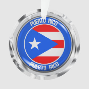Ornamento Porto Rico Round Emblem