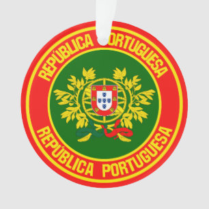 Ornamento Portugal Round Emblem
