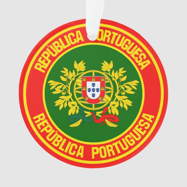 Ornamento Portugal Round Emblem (Frente)