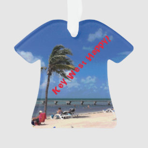 Ornamento Praia com Palm de Coconut