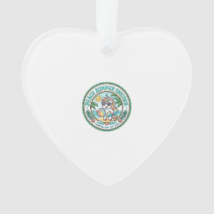 Ornamento Praia de Unicórnio Verão Unicórnio POD Roupas Pron
