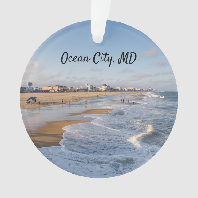 Ornamento Praia em Ocean City, Maryland (Frente)
