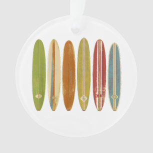 Ornamento Pranchas de Surf Longboard Estilo Retro Vintage Su
