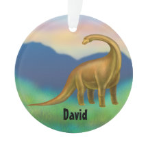 Ornamento pré-histórico do dinossauro do