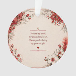ORNAMENTO PRESENÇA DE AMOR PARA O DIA DAS FILHAS