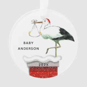 Ornamento Presente de Bebê de Dezembro
