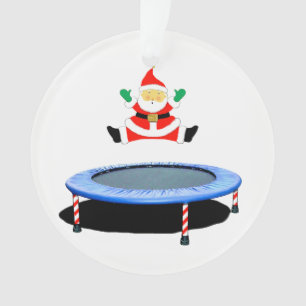 Ornamento Presente de Férias de Trampolim Personalizado