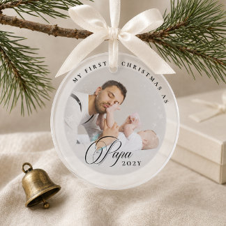 Ornamento Presente de Natal para Papai Personalizado no Prim
