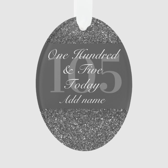 Ornamento presente especial personalizado de adorno de anive (Frente)