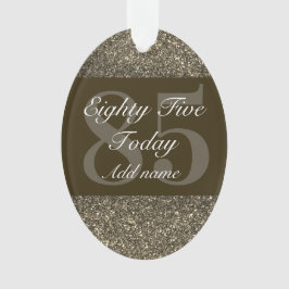 Ornamento presente especial personalizado de adorno de anive