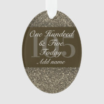 presente especial personalizado de adorno de anive