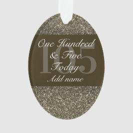 Ornamento presente especial personalizado de adorno de anive