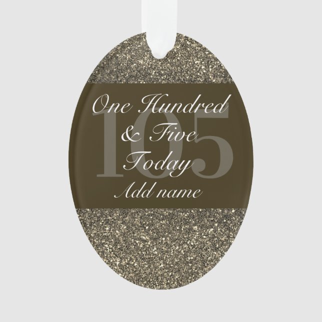 Ornamento presente especial personalizado de adorno de anive (Frente)