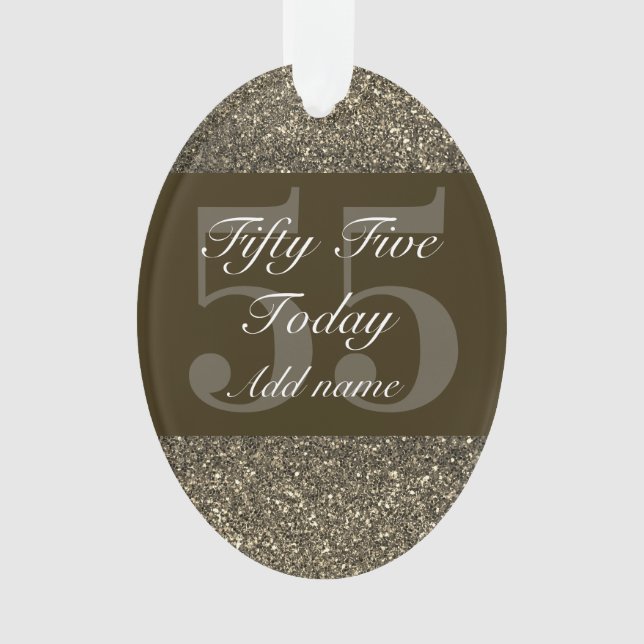 Ornamento presente especial personalizado de adorno de anive (Frente)