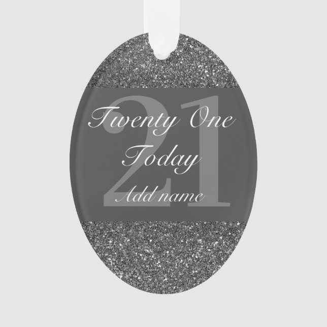 Ornamento Presente especial personalizado de ornamentação 21 (Frente)
