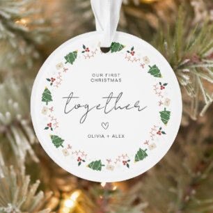 Ornamento Presente no Casal de Natal de primeira vez