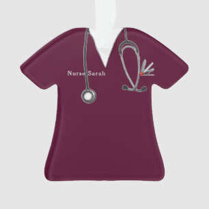 Ornamento Presente personalizado para graduação de enferme