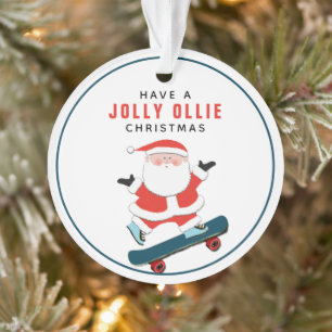 Ornamento Presente Personalizado para Skatista